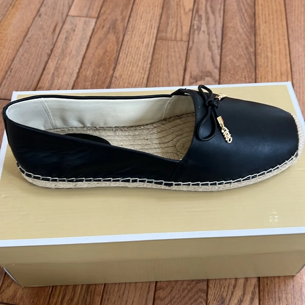 Michael Kors Women's Nori Slip-On Bow Espadrille Flats shoes